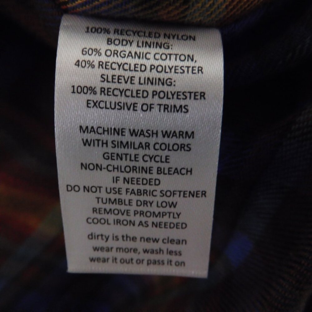 Toad & Co Forester Pass Parka Green Flannel Lined Pockets Size XL - Picture 7 of 10